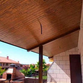 Carpintería Fernández Salinero techo en madera